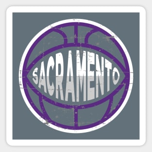 Sacramento Basketball 1 Magnet